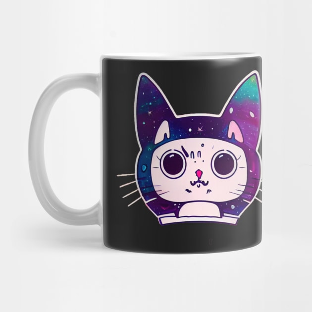 Cat cute sticker styles Galaxy by ComicsFactory